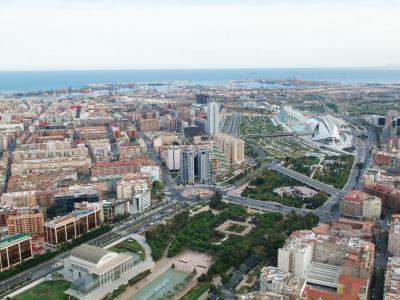 Aussichtauf Valencia