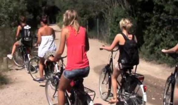 With Costa de Valencia, Spanish language school on excursion to Albufera by bike